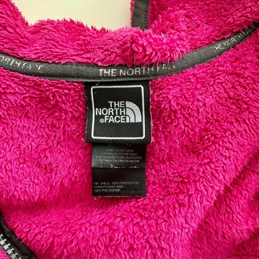 The North Face Youth Plush Fleece Fuzzy Oso Zip Up Jacket with Hood L 14/16